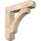 Ekena Millwork Legacy Craftsman Smooth Bracket w/ Offset Brace, Douglas Fir, 7 1/2"W x 32"D x 32"H BKT0806X32X32LEC04SDF - alternate 1